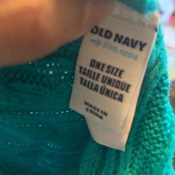 Old Navy Green knit Scarf - Picture 4 of 4
